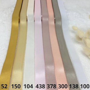 Finest satin ribbon SATIN LUXE double-face satin ribbons