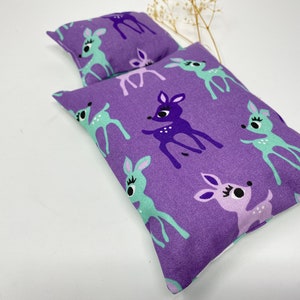 Hert Bambi Poppenbeddengoed Poppenbedovertrek Poppendekbed Omkeerbaar Beddengoed Kussen voor Poppenbed Poppendrager Poppenwagen Katoen
