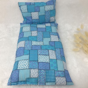 Patchwork Bloemen Poppenbeddengoed Pop Bed Cover Doll Bed Cover Omkeerbaar beddengoed Gepersonaliseerde Doll Bed Doll Carrier Doll Kinderwagen