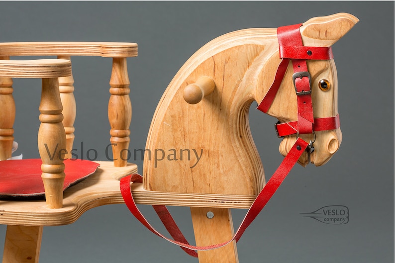 Wooden Rocking Horse Birthday Baby Rocking Horse Highquality Wood