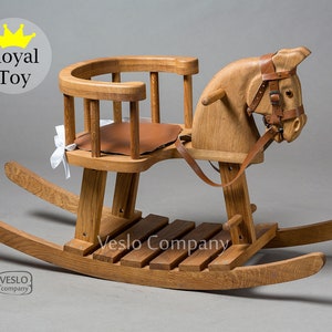 Wooden horse online chair