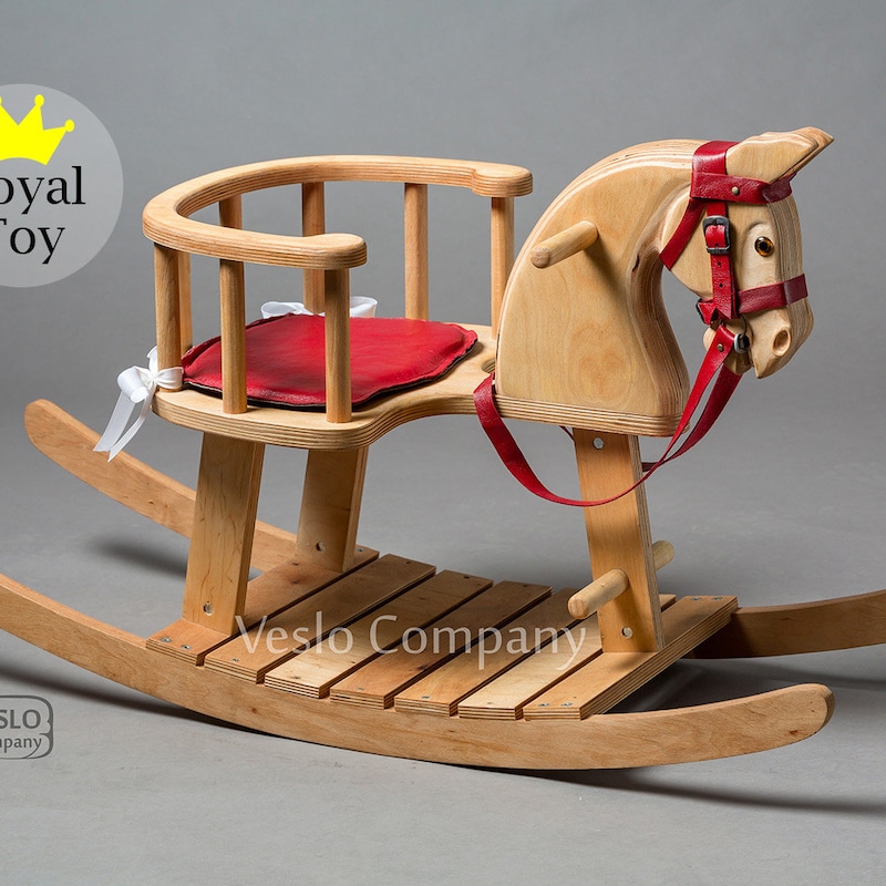 Red Rocking Horse - Etsy