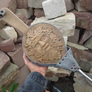 Fireplace Bellows - Hand Crafte Wood Bellows - Wood Air Blower- Woodstove Fire Pit Tool - Traditional Fireplace Blaste
