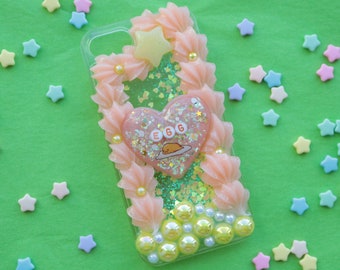 Fits iPhone 7/8 Glitterfall Egg Decoden Case