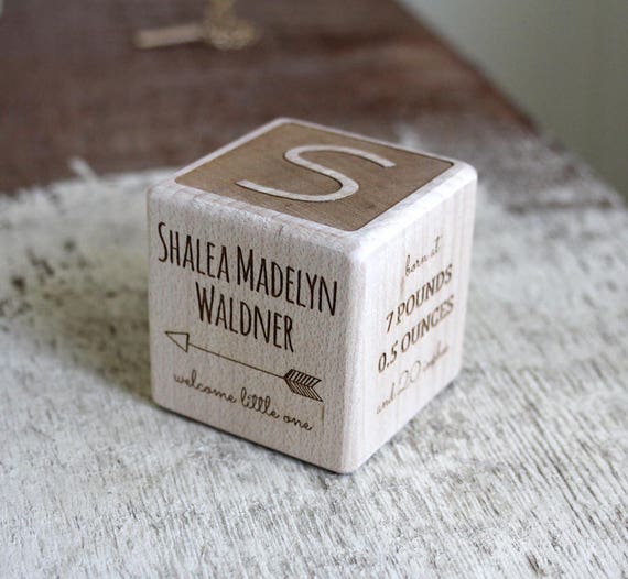 Custom baby sale block letters