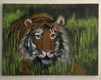 animal paintings etsy