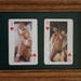 Vintage Playboy Framed Playing Cards 