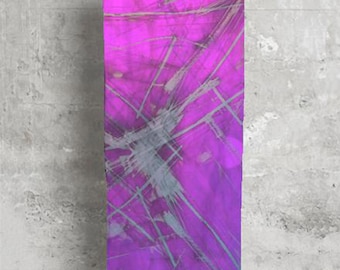 Abstract Vivid Magenta Purple Scarf 'Fantasy'