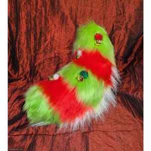 Holiday Fursuit Nub Tail With Bells