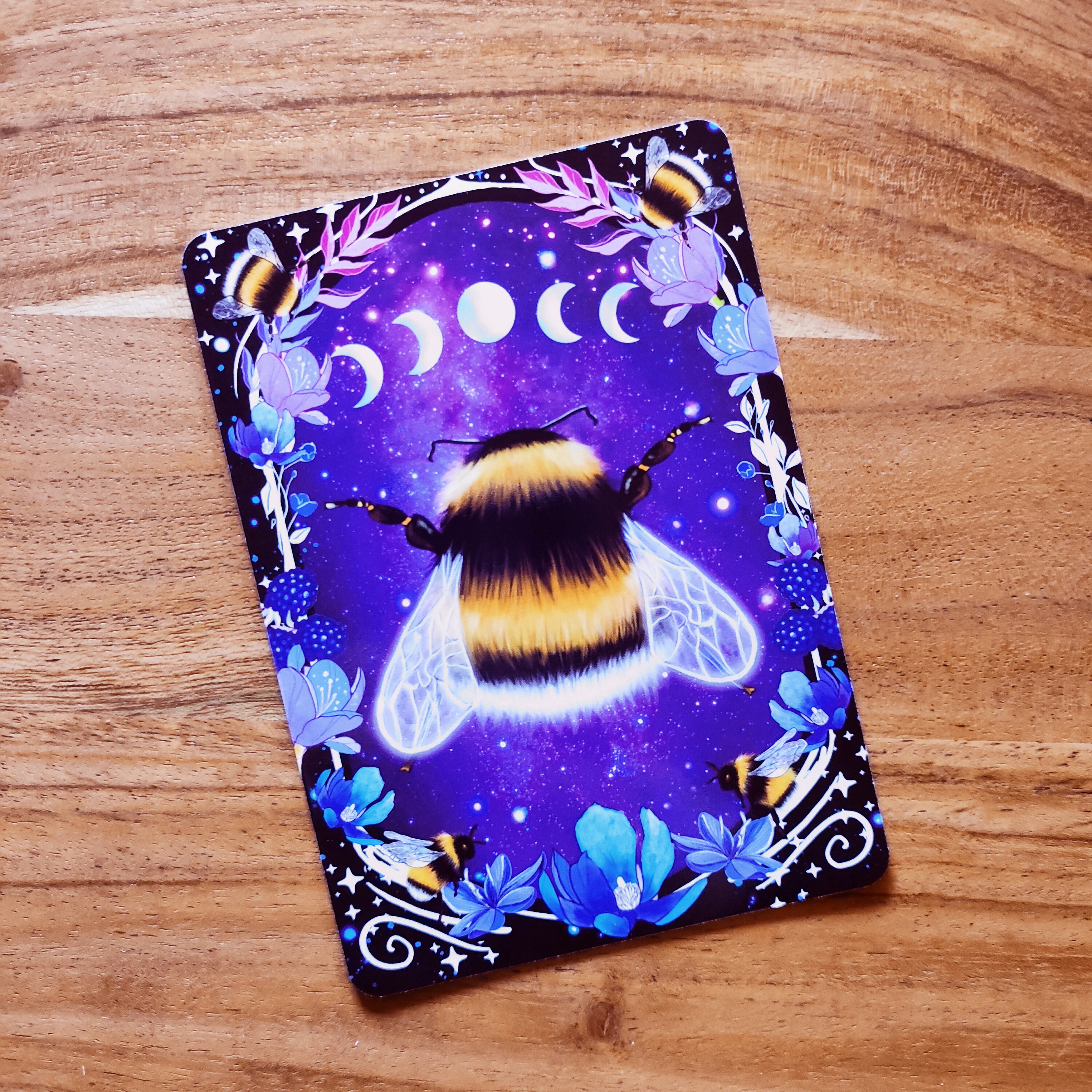 Gothic HUMMEL Postcard Phases of the Moon Bees Galalxy - Etsy