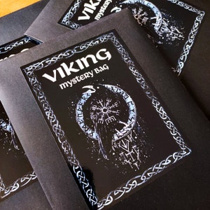 Viking Mystery Bag, Viking surprise bag with postcards, stickers, buttons or magnets