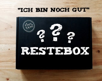 Restebox, Restekiste, Überraschung, Gemischte Produkte mit Postern, Postkarten, Stickern, Buttons