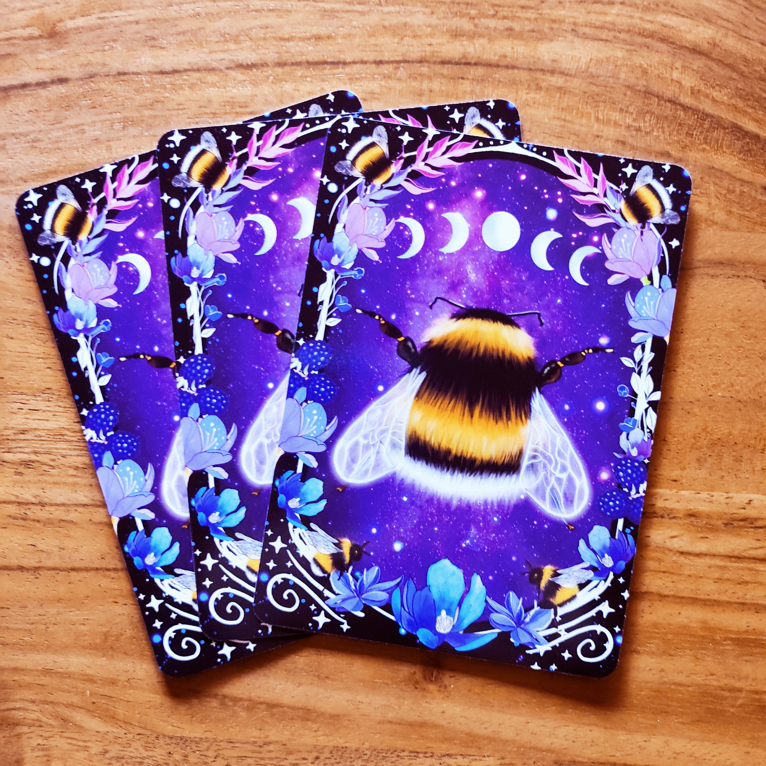Gothic HUMMEL Postcard Phases of the Moon Bees Galalxy - Etsy
