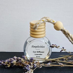 Difusores colgantes para coche hechos a mano, no tóxicos, de 8 ml