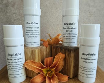 Natural Deodorant 2oz Handmade