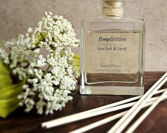 5 oz Sea Salt & Sand Nontoxic Reed Diffuser with Natural Rattan Reeds