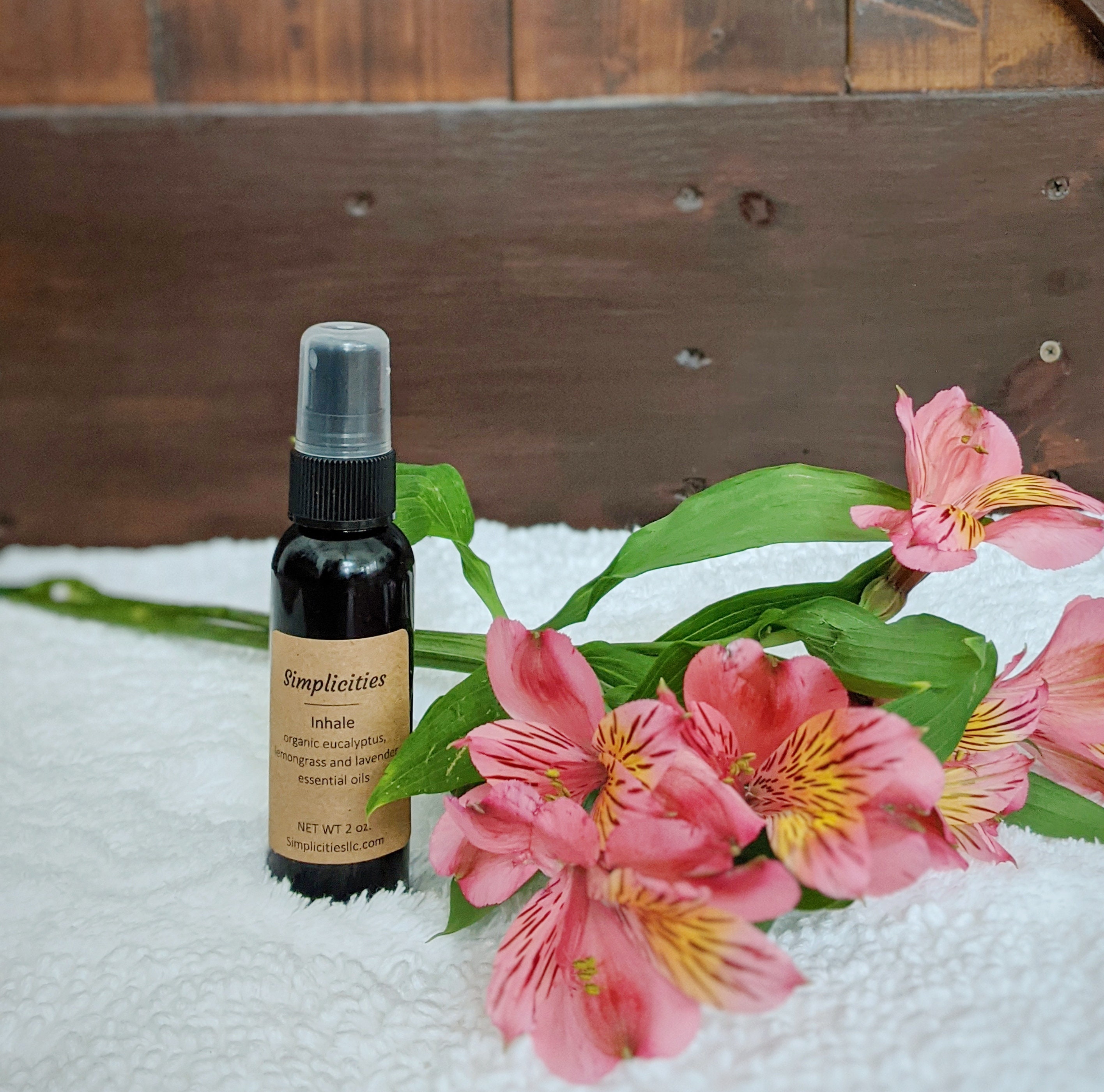 Inhale Organic Essential Oil Spray 2 Fl Oz Etsy