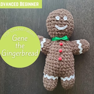 Gene the Gingerbread Man Crochet Pattern - PDF DOWNLOAD
