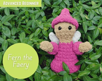 Fern the Faery Amigurumi Crochet Pattern PDF Download