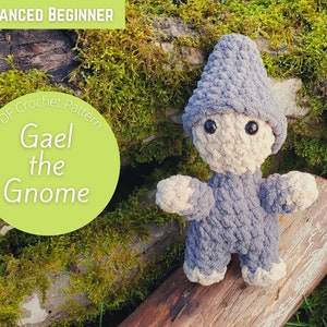 Gnome Amigurumi Crochet Pattern PDF Plushie Tutorial Advanced Beginner image 2