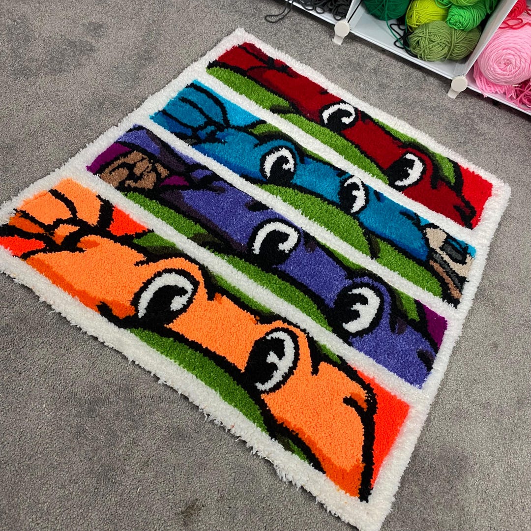 Power Rug Turtle Power( Custom Rug ) - Etsy