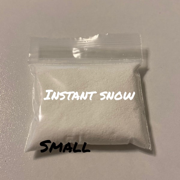 Instant snow, plastic snow, jelly cubes, slushy beads *READ DESCRIPTION*