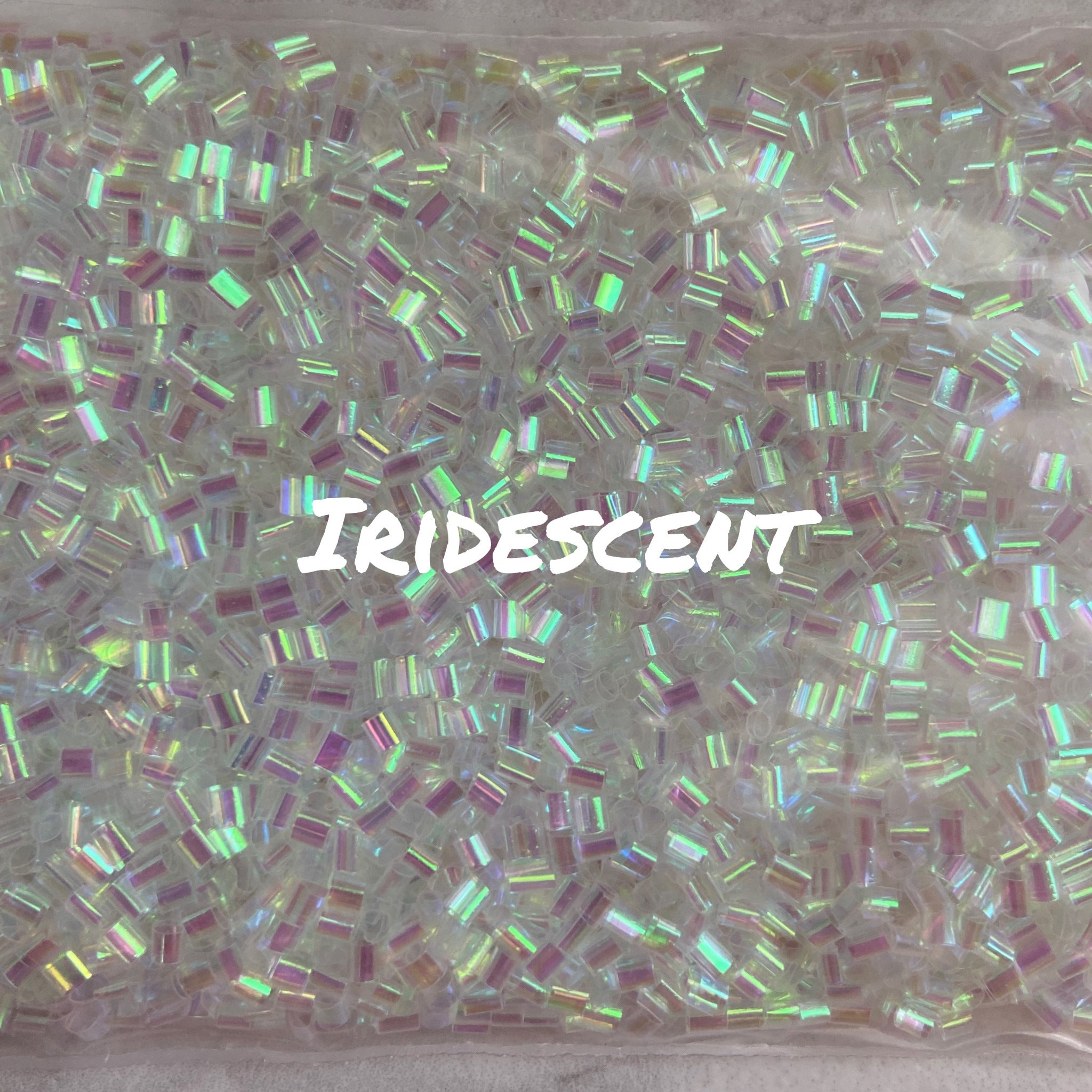 Purple Iridescent Crispy Bingsu Beads ST153-1