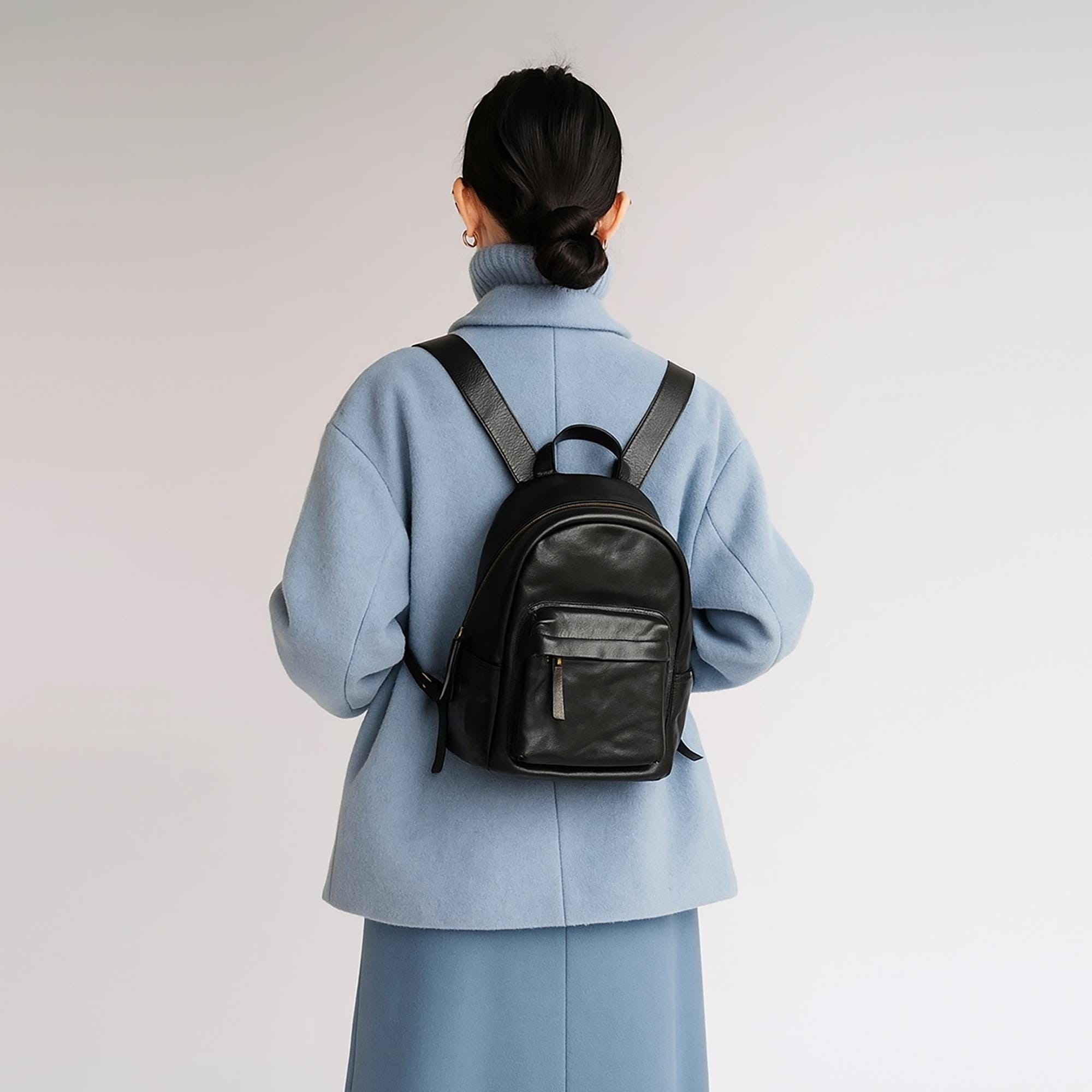 Handmade Leather Backpack Soft Cowhide, Unisex Vintage Style