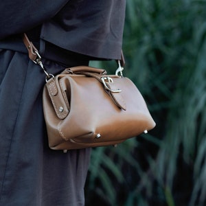 Leder Arzttasche - Doktor Stil Tasche, Leder Geldbörse, Schultertasche, Monogramm Ledertasche, jeden Tag tragen