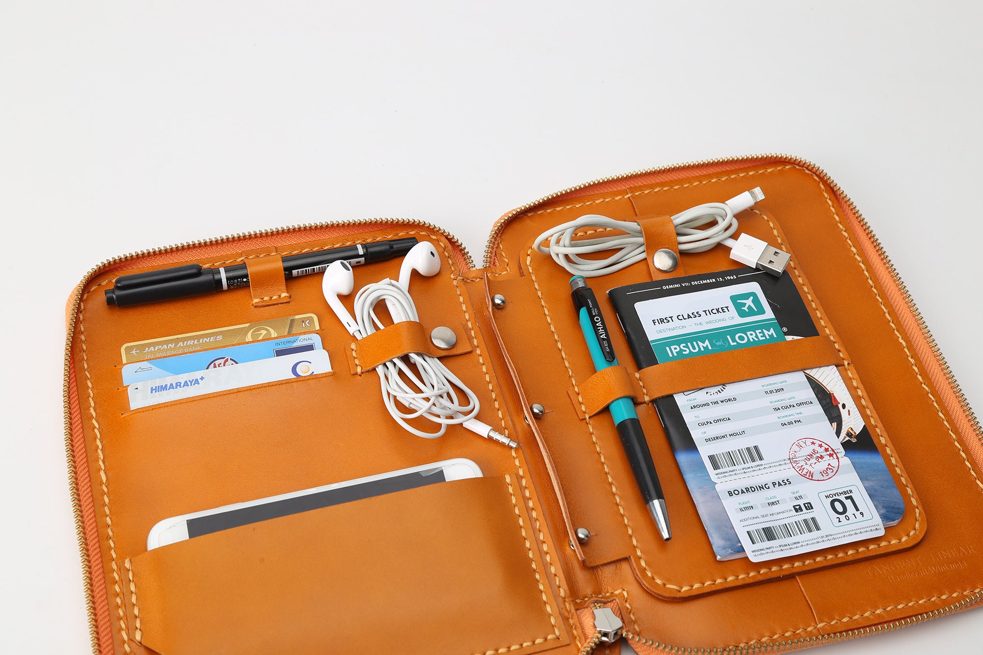 Leather Travel Wallet Organizer Passport Clutch Wallet Etsy