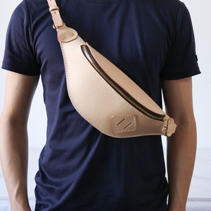 Unisex Sling Leather Bag, Leather Bag, Sling Bag, Vintage Bag,  Casual, Backpack, Crossbody Bag