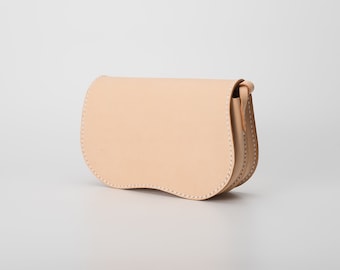 NEUE Damen Rindsleder Klassische Sattel Handtasche Handgefertigte Umhängetasche-PIGGY BAG