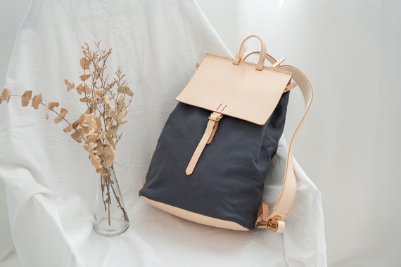 Mini Canvas Backpack for Women 10 inch Small Purse Adjustable Strap Travel Amazon.com | Phaoullzon Teen Girls Mini Backpack Purse Kids  main image 2