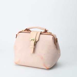 Doctor Bag-Damen Rindsleder Handtasche Handarbeit Schultertasche Italienisches Leder Arzttasche Top Henkel Tasche-Große Größe