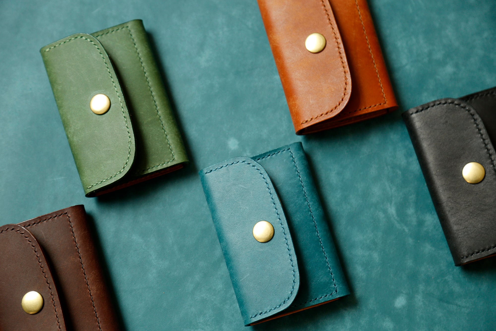 Leather Key Case Green - Etsy Leather Key Case Green - Etsy