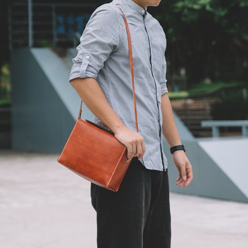 Handmade Leather DSLR Camera Bag With Padded Insertlarge Etsy