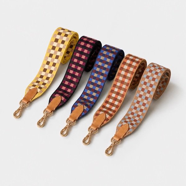 Handwoven Vegetable Tanned Leather Bag Strap, Crossbody Shoulder Strap