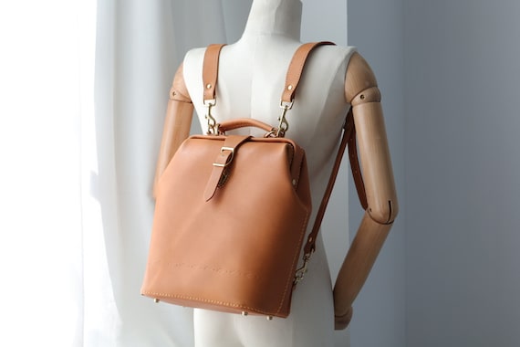 Doctor bag top style backpack