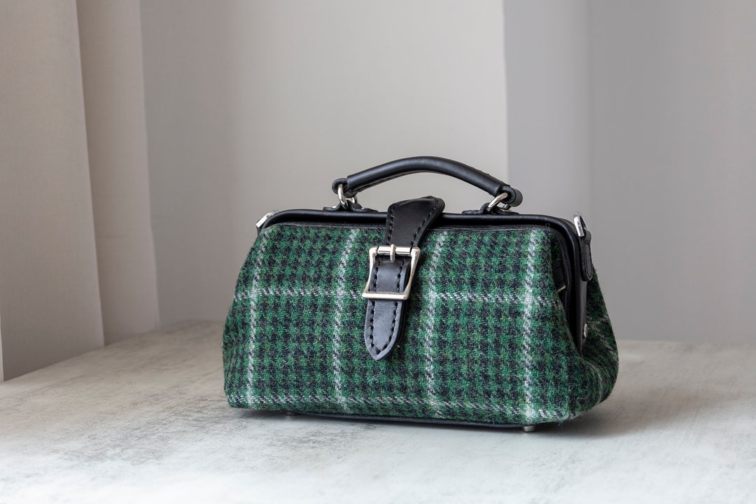 小物 90s Y's Houndstooth Wo Felt wallet 90s Y's Houndstooth Wo Felt wallet