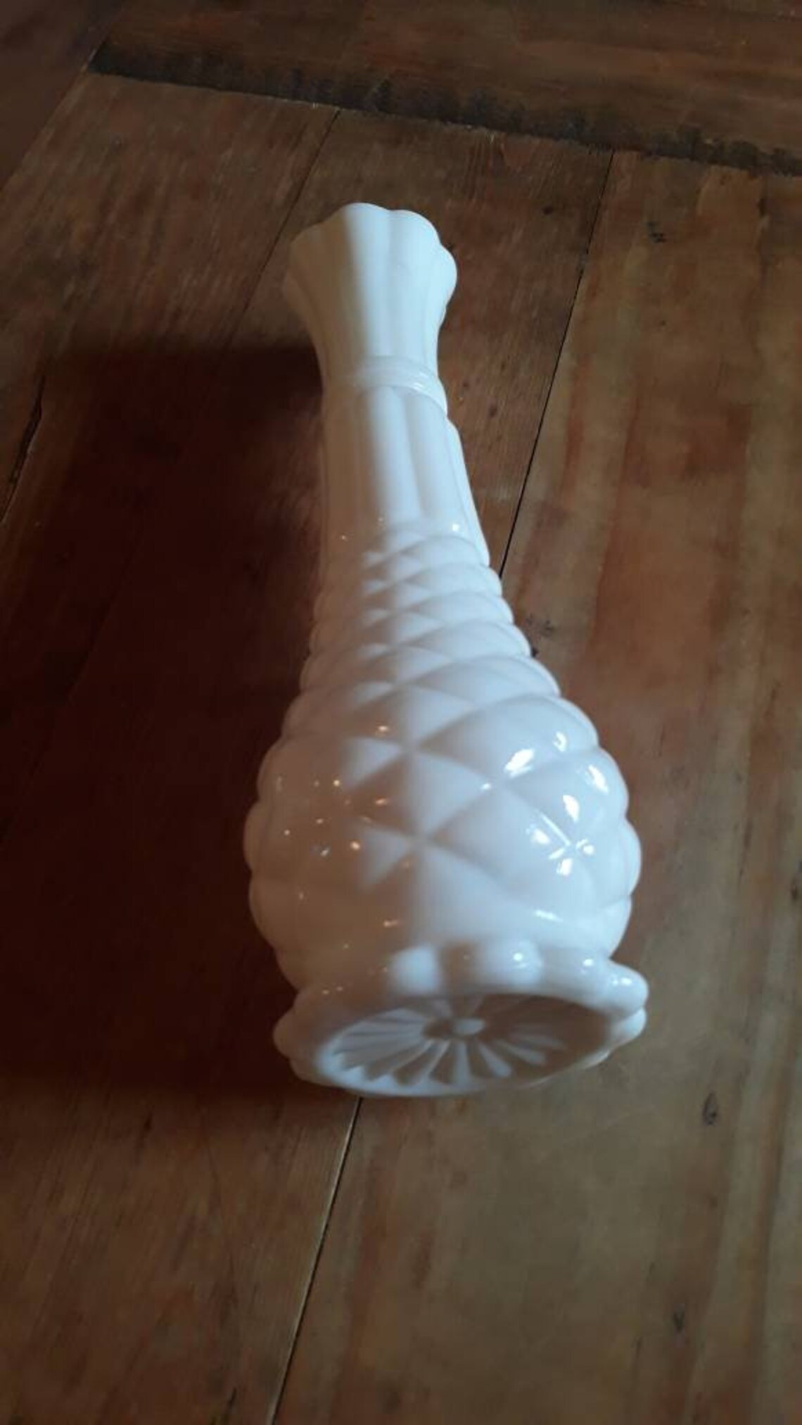 Charming Pineapple Milk Glass Vase is Perfect Vintage Etsy
