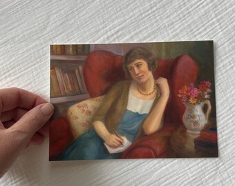 Georgette Heyer Vintage Style Author Library Fine Art Print, Classic Literature Decor, Book Lover Gift