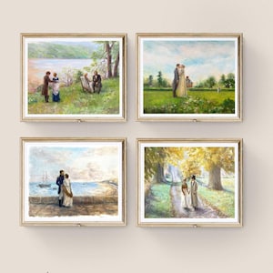 Jane Austen Art Print Collection: Pride and Prejudice, Emma, Persuasion