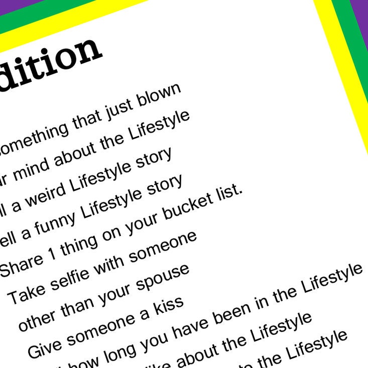 Icebreaker Jenga Block Game Lifestyle Edition, Naughty Fun, Gift for