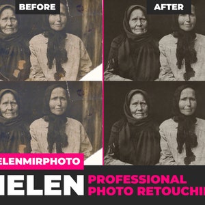 Photo restoration, photo retouch, photo repair, old photo restore, old photo repair, remove blur, enhancement photo, photo service