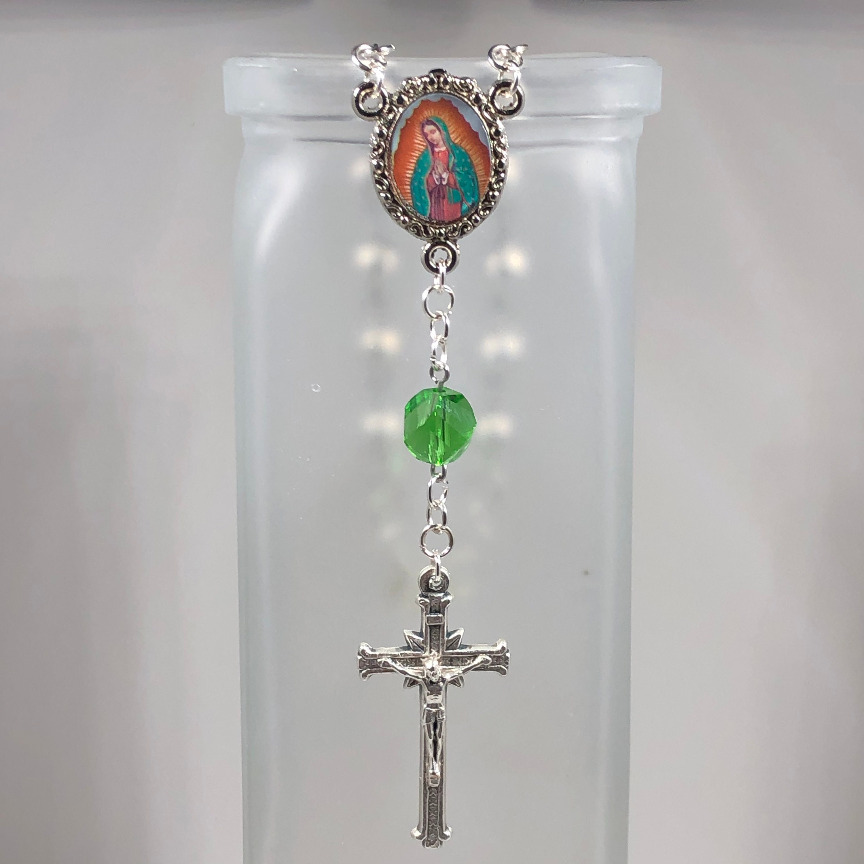 Rosario De Coche De San Miguel ' Tarjeta De Oración De San M | Envío Gratis