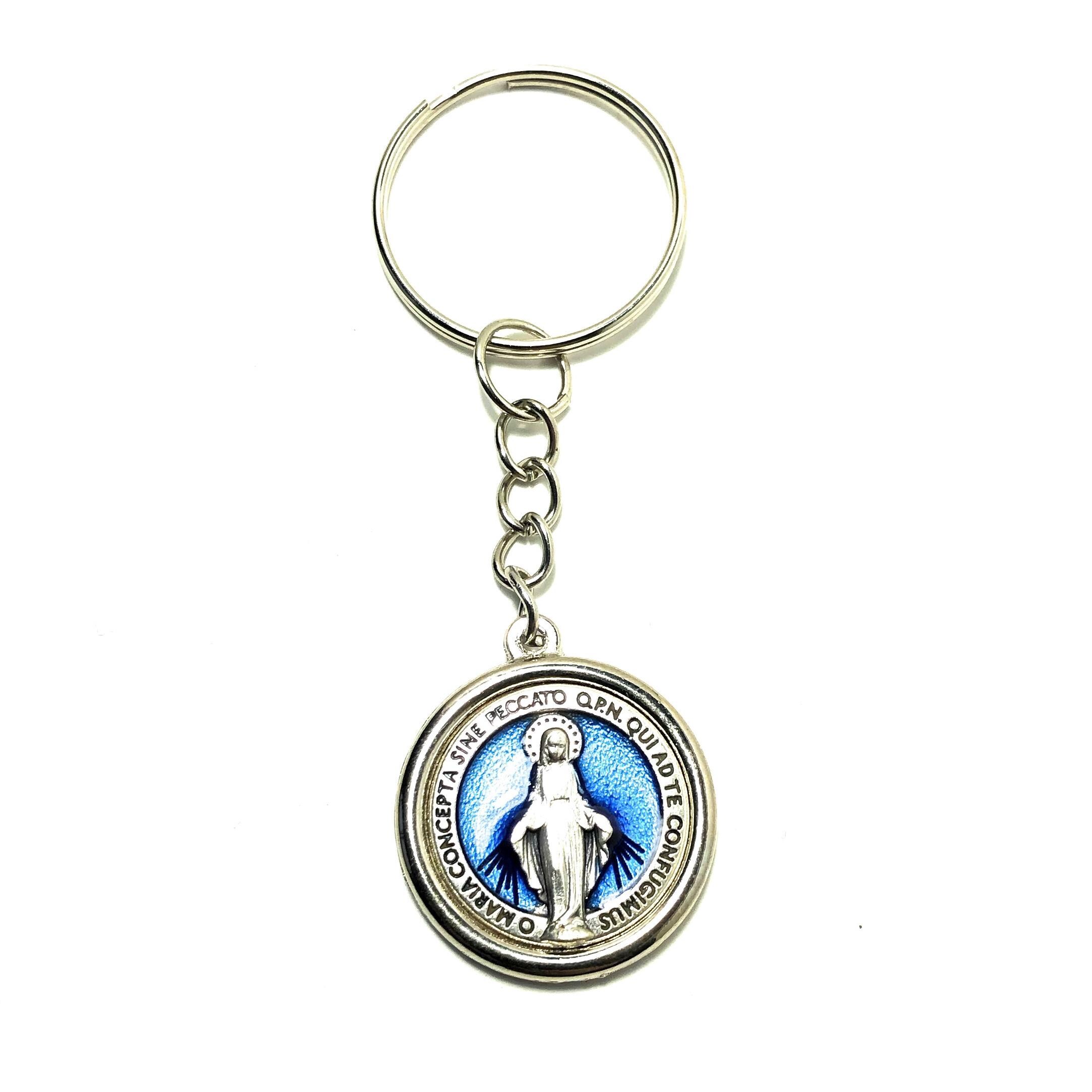 Virgin Mary Key Chain - Etsy
