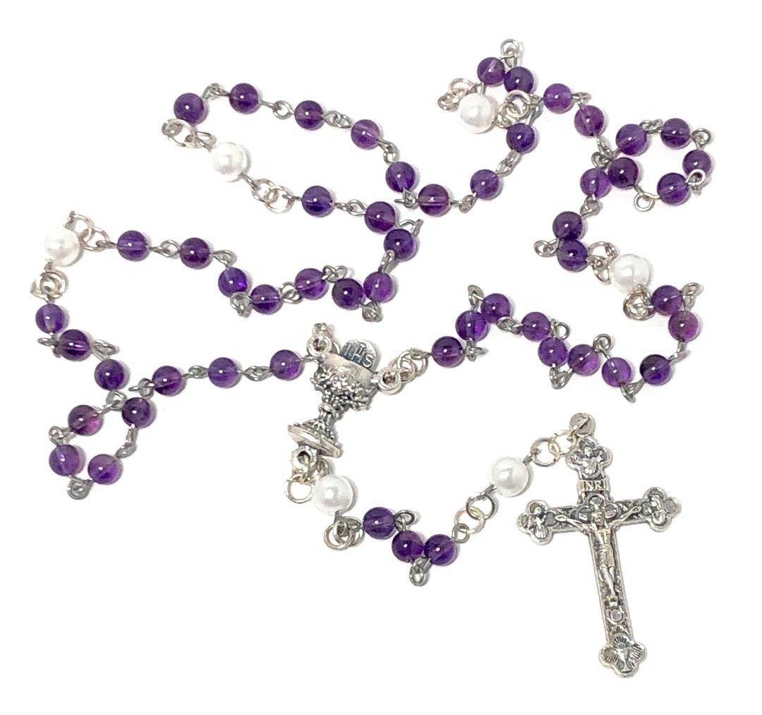 Collier Violet clair perle robe de Mariée/Mariage/Soirée style culture pas cher