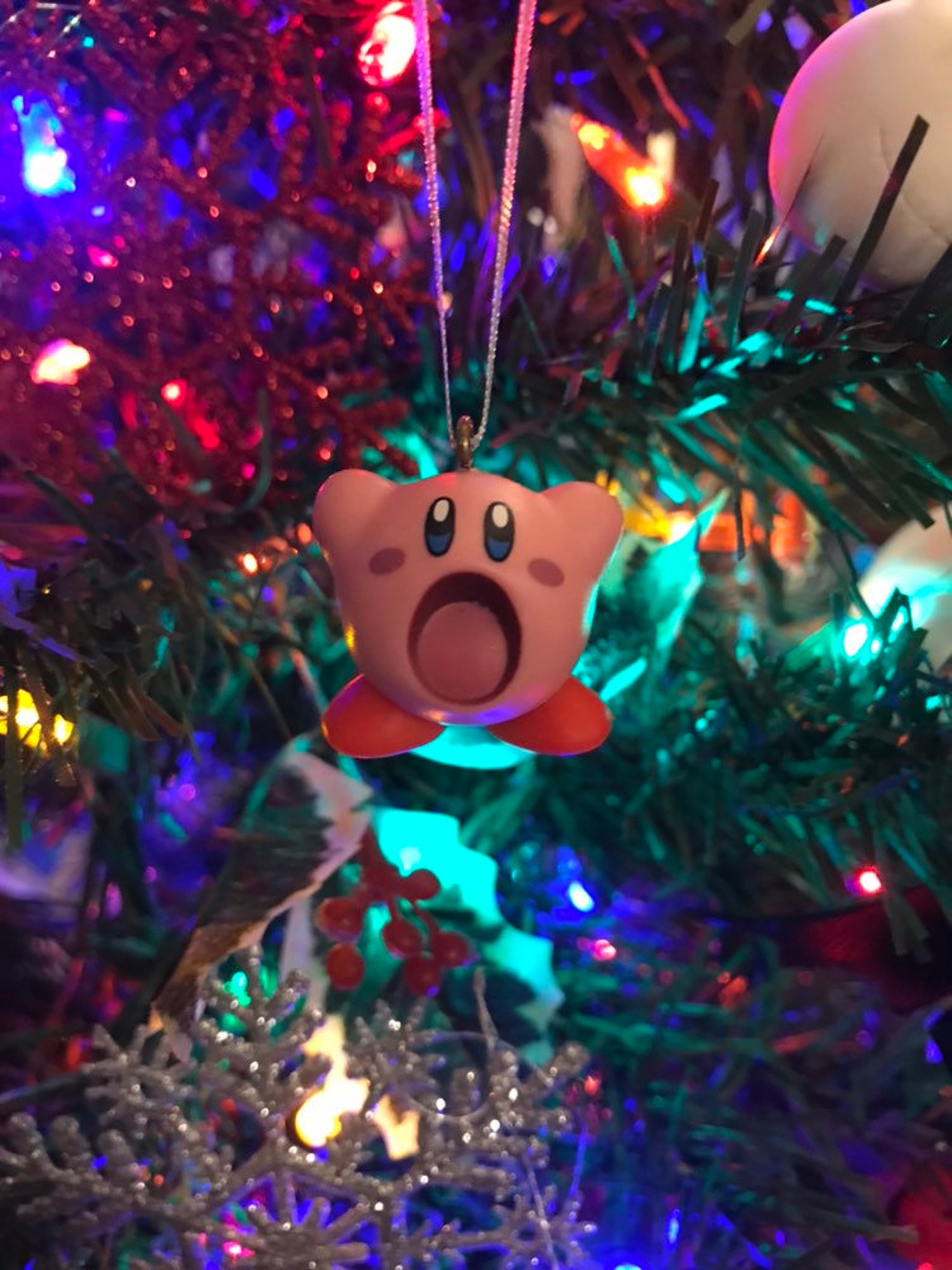 Kirby Gamer Holiday Christmas Ornament | Etsy