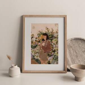 Sunflower Painting Feminine Wall Art Posters Aesthetic The Future Is Female Warm Tone Wall Art INSTANT DOWNLOAD Burnt Orange Prints