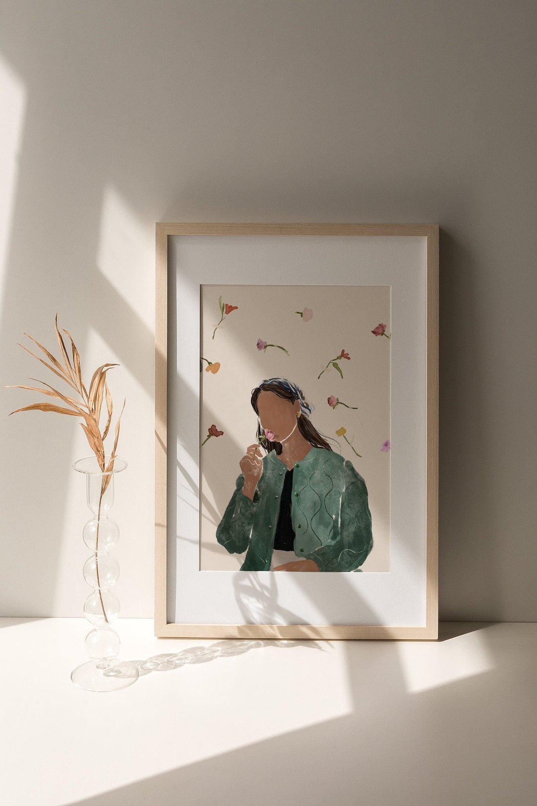 Feminine Wall Art Boho Gallery Wall Abstract Woman Print Abstract Woman ...